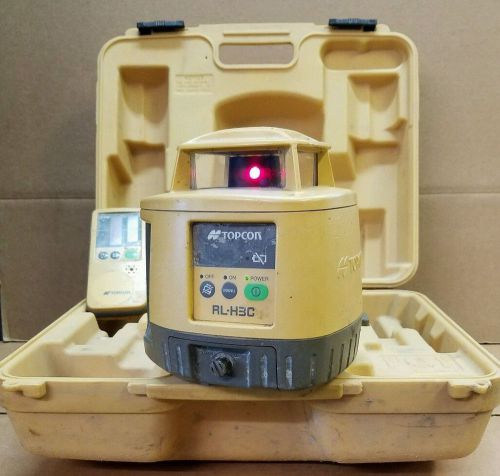 Topcon rl-h3c rotary laser level with ls-70c receiver - 92 for sale
