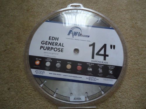 Lackmond 14&#034; x .125&#034; x 1&#034; Arbor Segmented Concrete Diamond Blade General Purpose