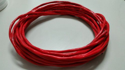 Belden 83602 20 AWG 2Cond  Shield Plenum Wire-Red 19 Ft 8 inches