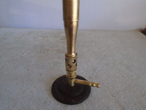 Antique Scientific Materials Co Scimatco 1913 Brass &amp; Steel Bunsen Burner