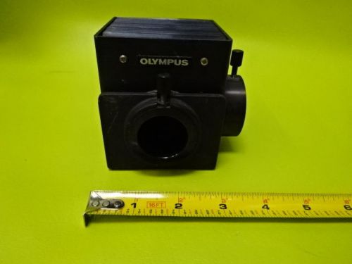 FOR PARTS MICROSCOPE PART OLYMPUS JAPAN LAMP HOUSING EMPTY AS IS #TD-3