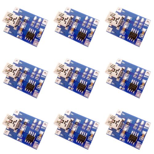 10 Pc TP4056 1A Charger USB Li-ion Battery Charging Board Power Lithium Module
