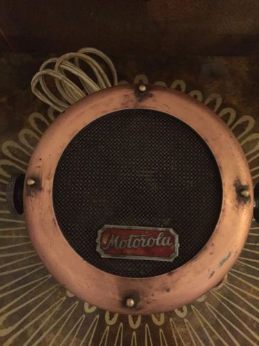 Rare Vintage Copper Motorola Mic Speaker c1920&#039;s