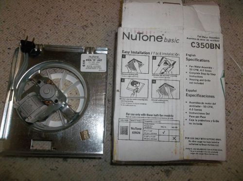 Nutone replacement motor wheel - 50 cfm for 696n economy bathroom exhaust fan for sale