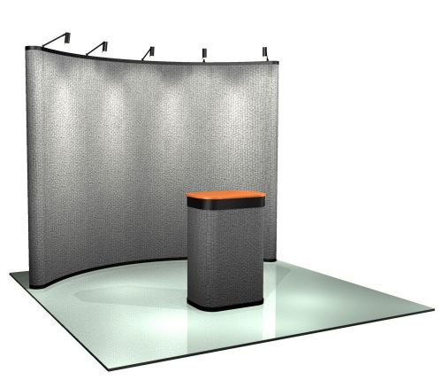 Abex 10&#039; Curved Graphic Pop Up Display