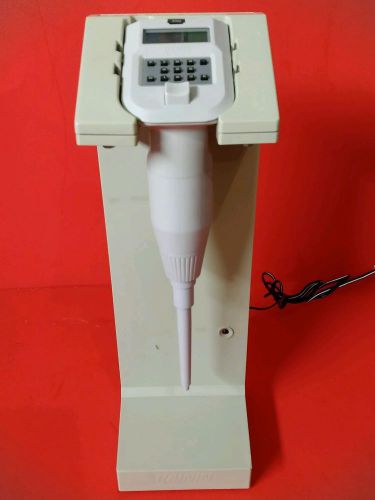 Rainin digital electronic pipette 250 with rapid charger stand for sale