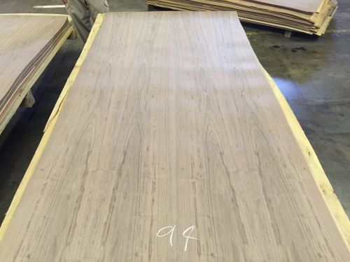 Wood Veneer Walnut 48x98 1 Piece 10Mil Paper Backed &#034;EXOTIC&#034; PRI 94-97