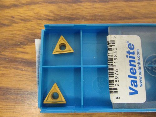 (2) valenite tcgt 21.51 pm2  vp5525 carbide inserts for sale