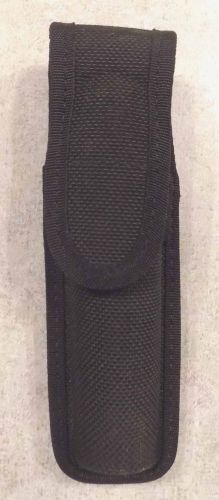 Bianchi size 1 accumold black nylon mini flashlight holder  nice - free shipping for sale