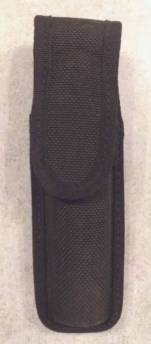 Bianchi Size 1 AccuMold Black Nylon Mini Flashlight Holder  NICE - FREE SHIPPING