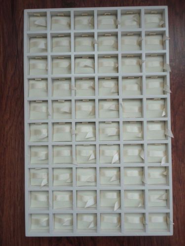 Authentic Pandora Jewelry Store Counter Display White Tray With Pads Gold Ribbon
