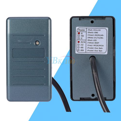 125KHz Proximity RFID EM ID Cards Reader For Wiegand 26 / 34 RS485 RS232