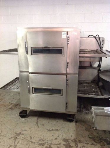 Lincoln impinger double deck conveyor oven nsf 220v single phase model 1000 for sale