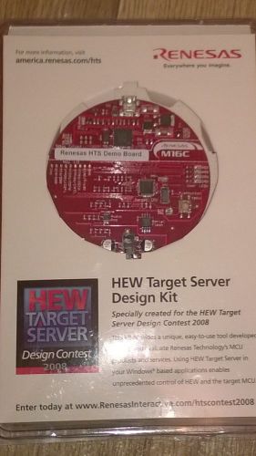Renesas HEW Target Server Design Kit HTS Demo Board