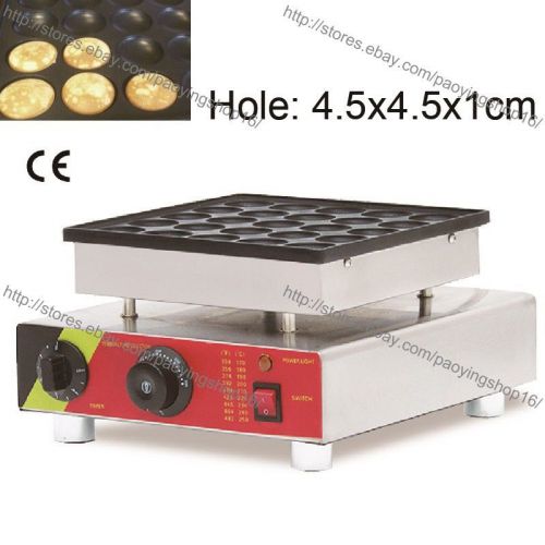 Nonstick Electric 25pcs Poffertjes Iron Mini Dutch Pancake Maker Baker Machine