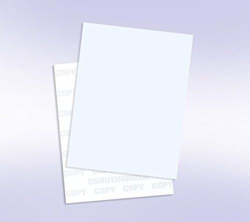 Blue 1 Side Unauthorized Security Watermark Paper 8-1/2&#034; x 11 500 Sheets