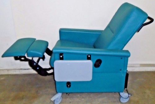 Champion 85 series patient recliner medical dialysis chair w/ swing away arms for sale