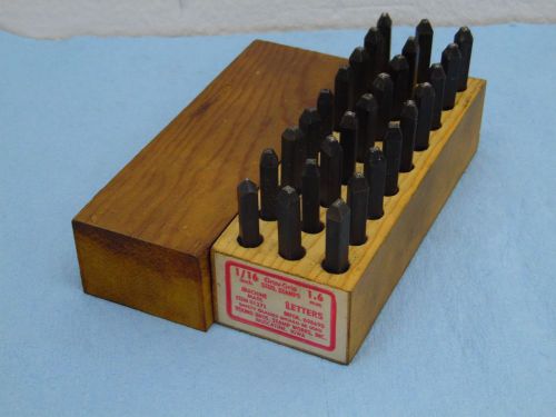 young bros. stamp works Steel Alphabet Letters A - Z 1/16&#034; Steel Stamp Punch Set