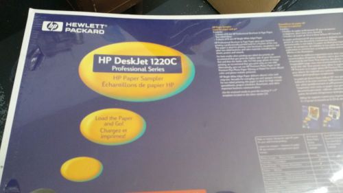 HP DeskJet 1220C PaperSampler
