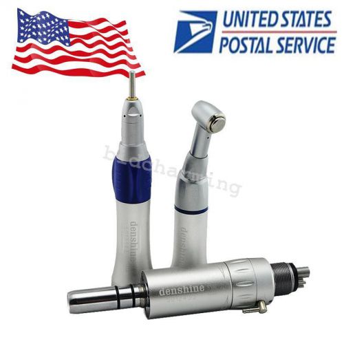 denshine Dental Low Speed Handpiece 4H Push Button straight/ contra angle/motor