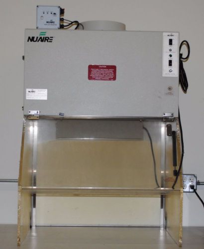 Nuaire nu813-300e 3&#039; biological hood with air-flow filter for sale
