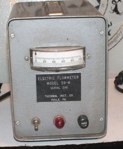 Vintage Electronic Flow meter Model 59M