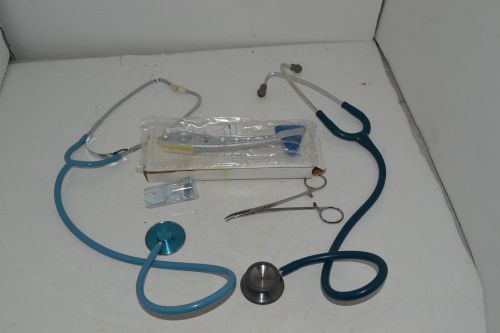 Asst Medical Stethoscopes Littmann Classic II S.E, Reflex Hammer and Clamp