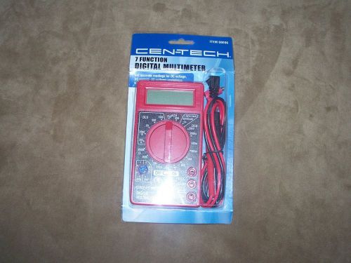 digital multimeter cen-tech 69096 7 function