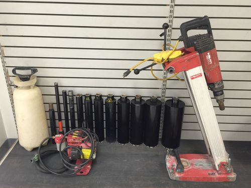 Hilti dd 130 core drill and rig w/ vacuum and 11 core bits local pickup only! for sale