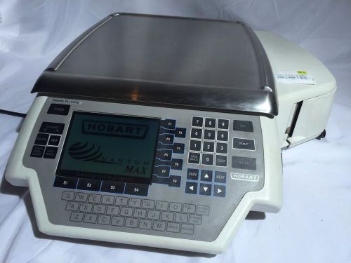 Hobart Quantum Max scale, Grade A, printer, rear display, warranty