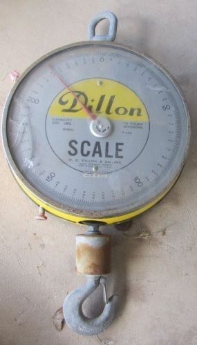 DILLON MODEL P-250  250LB CRANE HANGING SCALE