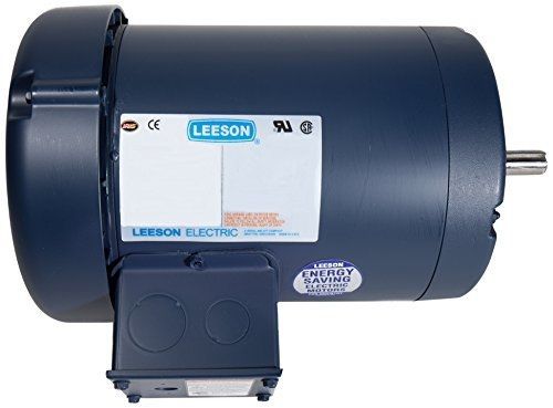 Leeson 116745.00 General Purpose C Face Motor, 3 Phase, 56C Frame, Rigid