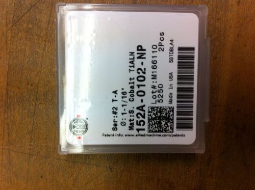152A-0102-NP 1-1/16 TIALN COAT NP INSERTS