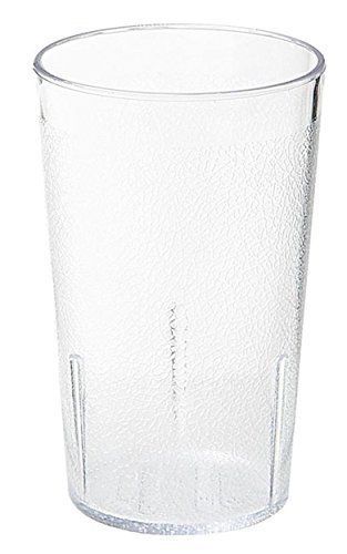 Plastic Drink Tumblers 5 oz, Textured, Clear, 12 pack