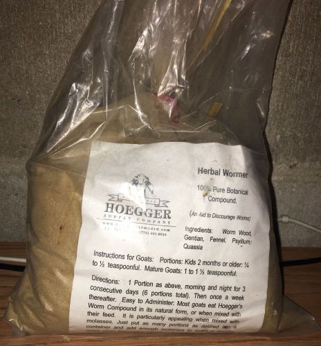 NEW Hoegger Supply Company Herbal Goat Wormer 1 pound lb bag dewormer natural