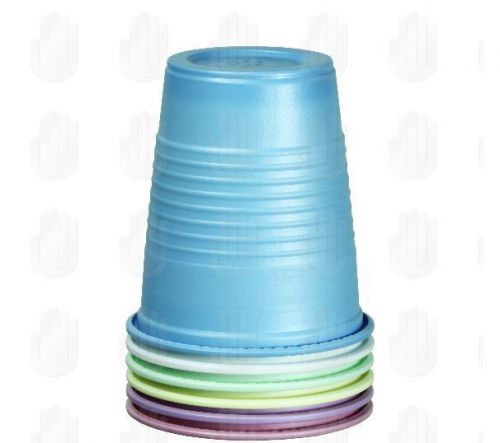 1000pcs/case Disposable 5oz Blue Plastic Dental Cup