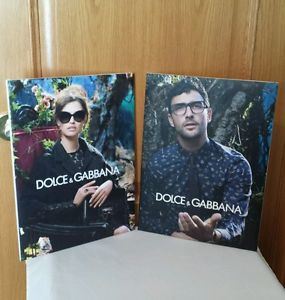 BRAND NEW DOLCE &amp; GABBANA TWO OPTICAL STORE DISPLAYS/PICTURES SIZE 15.5&#034;/12&#034;/25&#034;