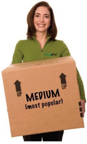Ecobox medium moving boxes genuine size 18 x 18 x 16 inches pack of 10 for sale