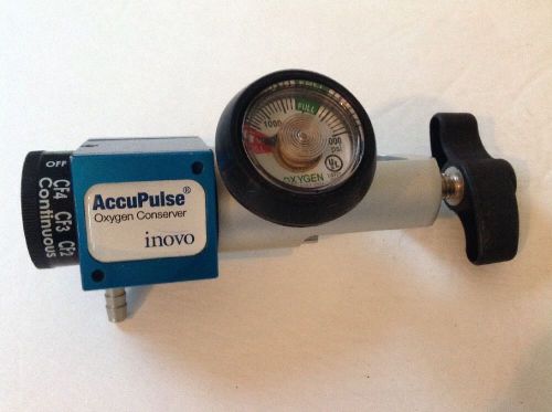 INOVO ACCUPULSE Oxygen Regulator - BLUE 3000PSI MAX INLET