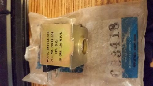 MILLER WELDER PARTS 033418 12 VOLT DC 1/6 ORF 1/4 N.F.T