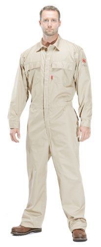 Benchmark FR Benchmark 4014FR Men&#039;s Flame Resistant Feather Weight Coverall, HRC