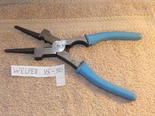 Welper YS-50 MIG Welding Pliers blacksmith gunsmith jeweler blue machinist long