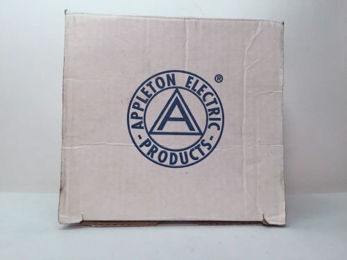 APPLETON FS-2-75 3/4&#034; MALL IRON FS FD CD 2 GANG BOX SHALLOW BOX