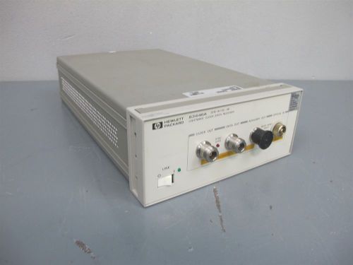 HP Agilent 83446A STM-16/OC-48 Lightwave Clock / Data Receiver S/N US36309213