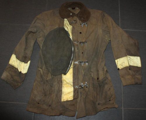 Vintage BODY GUARD City Of Los Angeles LAFD Named Firefighters Turn Out Jacket