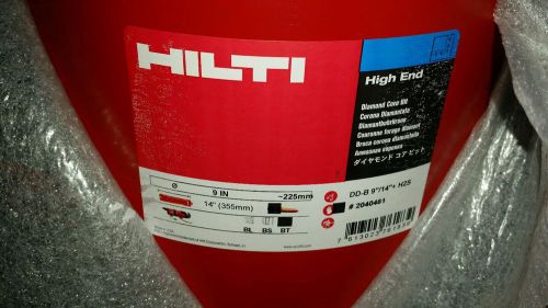 hilti diamond core drill bit 9&#034; x 14&#034;  BT