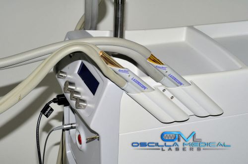 2002 Laserscope Lyra i Nd:YAG Laser 2 HandPieces Versatat 10mm Versatat i 1-5mm