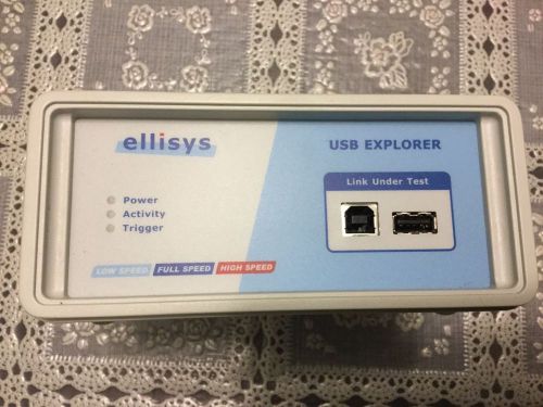 Ellisys  USB Explorer 200 USB Analyzer with software and case