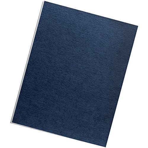 Fellowes Binding Linen Presentation Covers, Letter, Navy, 200 Pack 52098