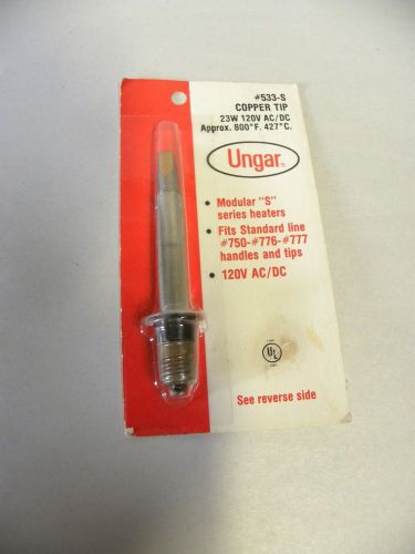 NOS Ungar 533-S Soldering Iron Copper Tip (A4)